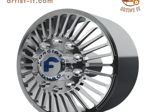 FRONT forgiato Cablata-D DURO DUALLY WHEEL 3D Print Model