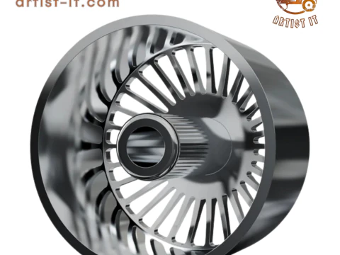 FRONT forgiato Cablata-D DURO DUALLY WHEEL 3D Print Model
