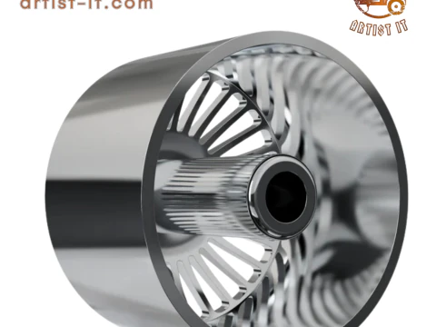 FRONT forgiato Cablata-D DURO DUALLY WHEEL 3D Print Model