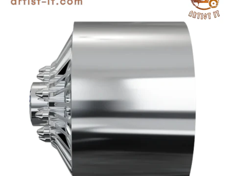 FRONT forgiato Cablata-D DURO DUALLY WHEEL 3D Print Model