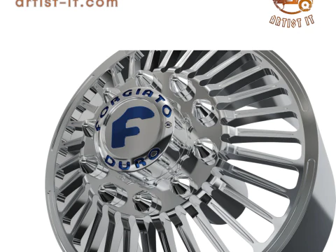 FRONT forgiato Cablata-D DURO DUALLY WHEEL 3D Print Model