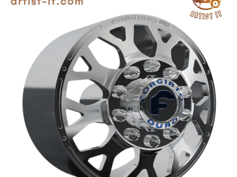 FRONT forgiato Drea-D DURO DUALLY WHEEL 3D MODEL 3D Print Model