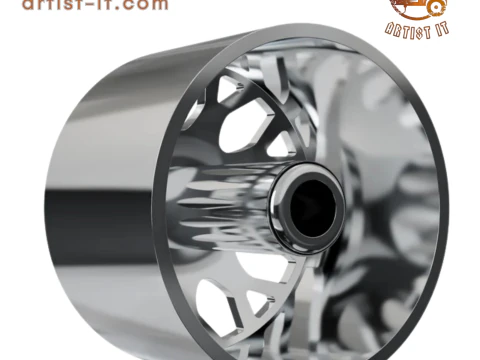 FRONT forgiato Drea-D DURO DUALLY WHEEL 3D MODEL 3D Print Model