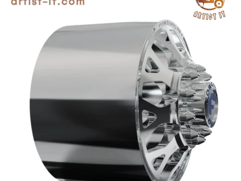 FRONT forgiato Drea-D DURO DUALLY WHEEL 3D MODEL 3D Print Model