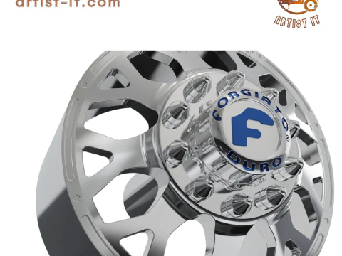FRONT forgiato Drea-D DURO DUALLY WHEEL 3D MODEL 3D Print Model