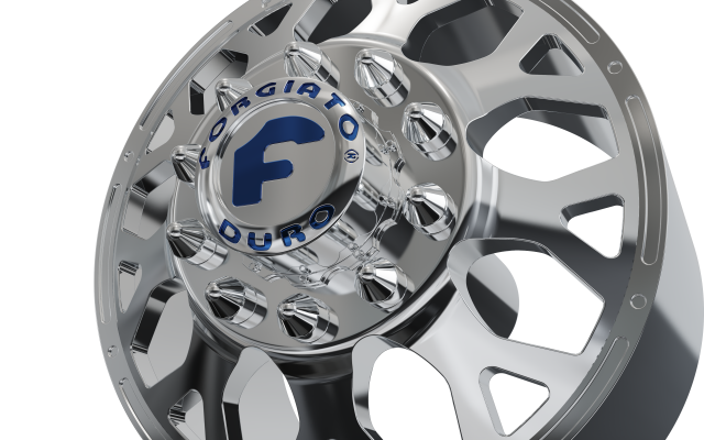 FRONT forgiato Finestro-D DURO DUALLY WHEEL 3D MODEL 3D Принт Модель .c4d .max .obj .3ds .fbx .stl .blend