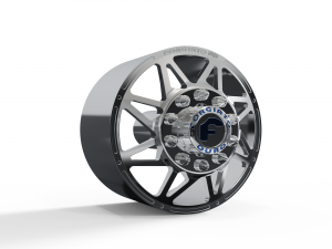 FRONT forgiato Finestro-D DURO DUALLY WHEEL 3D MODEL 3D Принт Модель
