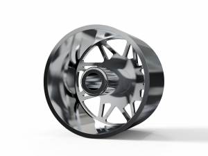 FRONT forgiato Finestro-D DURO DUALLY WHEEL 3D MODEL 3D Принт Модель