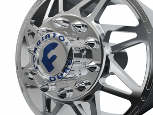 FRONT forgiato Finestro-D DURO DUALLY WHEEL 3D MODEL 3D Принт Модель