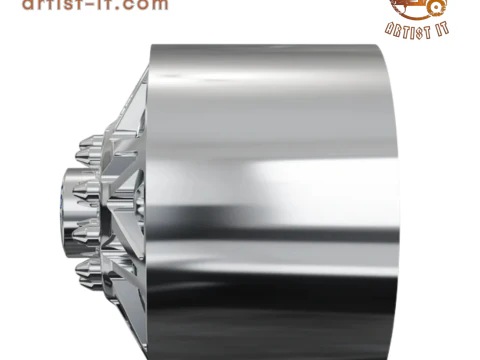 FRONT forgiato Finestro-D DURO DUALLY WHEEL 3D MODEL 3D Print Model