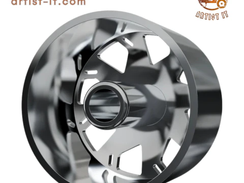 FRONT forgiato Forata DURO DUALLY WHEEL 3D MODEL 3D Print Model