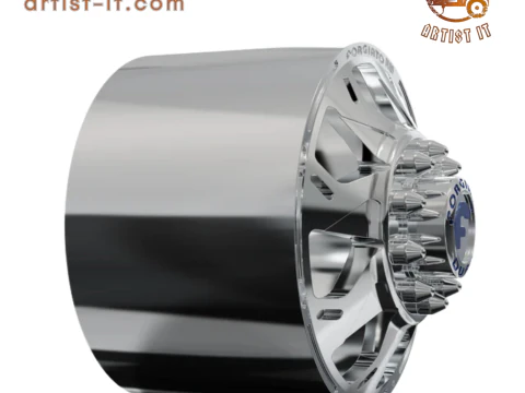 FRONT forgiato Forata DURO DUALLY WHEEL 3D MODEL 3D Print Model