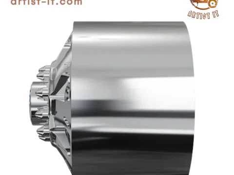 FRONT forgiato Forata DURO DUALLY WHEEL 3D MODEL 3D Print Model