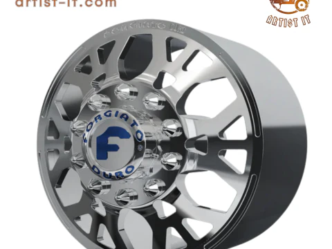 FRONT forgiato Maglia-D DURO DUALLY WHEEL 3D MODEL 3D Print Model