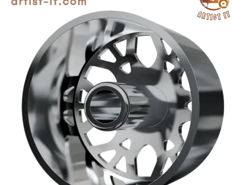 FRONT forgiato Maglia-D DURO DUALLY WHEEL 3D MODEL 3D Print Model