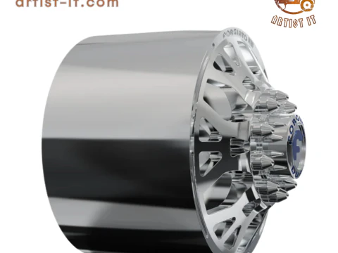 FRONT forgiato Maglia-D DURO DUALLY WHEEL 3D MODEL 3D Print Model