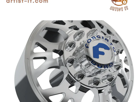 FRONT forgiato Maglia-D DURO DUALLY WHEEL 3D MODEL 3D Print Model
