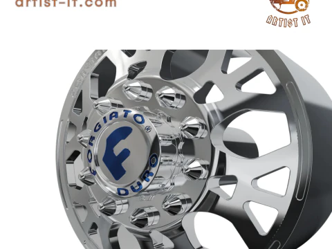 FRONT forgiato Maglia-D DURO DUALLY WHEEL 3D MODEL 3D Print Model
