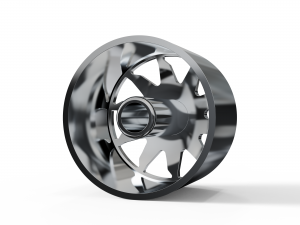 FRONT forgiato Montagna DURO DUALLY WHEEL 3D MODEL 3Dプリントモデル