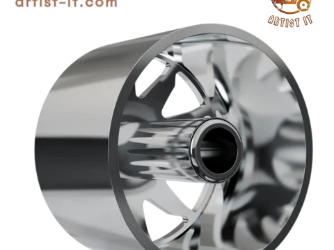 FRONT forgiato Montagna DURO DUALLY WHEEL 3D MODEL 3D Print Model