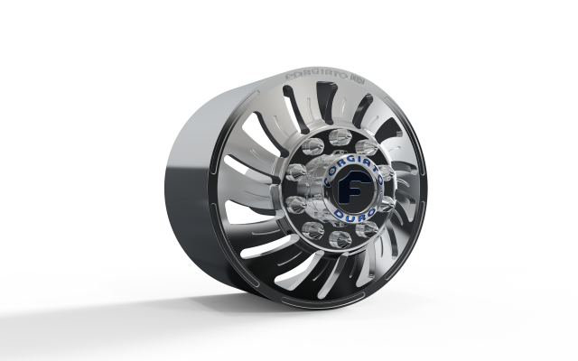 FRONT forgiato Turbinata DURO DUALLY WHEEL3D MODEL Modelo de impresión 3D .c4d .max .obj .3ds .fbx .stl .blend 