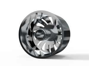 FRONT forgiato Turbinata DURO DUALLY WHEEL3D MODEL Modelo de impresión 3D
