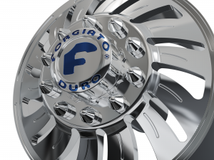 FRONT forgiato Turbinata DURO DUALLY WHEEL3D MODEL Modelo de impresión 3D