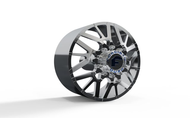 FRONT forgiato Twisted Maglia-D DURO DUALLY WHEEL 3D MODEL 3D Print Model .c4d .max .obj .3ds .fbx .stl .blend 