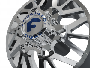 FRONT forgiato Twisted Maglia-D DURO DUALLY WHEEL 3D MODEL 3D Print Model