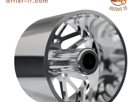 FRONT forgiato Twisted Maglia-D DURO DUALLY WHEEL 3D MODEL 3D Print Model