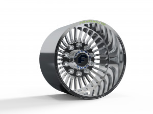 REAR forgiato Cablata-D DURO DUALLY WHEEL 3D MODEL 3D Print Model