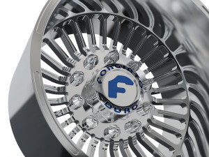REAR forgiato Cablata-D DURO DUALLY WHEEL 3D MODEL 3D Принт Модель