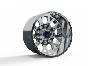 REAR forgiato Drea-D DURO DUALLY WHEEL 3D MODEL Modello di stampa 3D