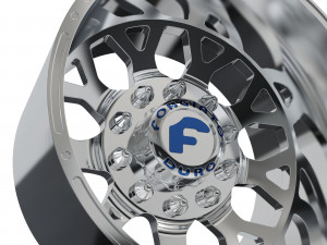 REAR forgiato Drea-D DURO DUALLY WHEEL 3D MODEL 3D Druckmodell