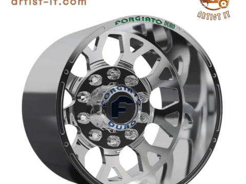 REAR forgiato Drea-D DURO DUALLY WHEEL 3D MODEL 3D Print Model