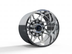 REAR forgiato Finestro-D DURO DUALLY WHEEL 3D MODEL 3D प्रिंट मॉडल