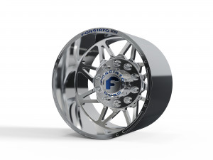 REAR forgiato Finestro-D DURO DUALLY WHEEL 3D MODEL 3D Baskı Modeli