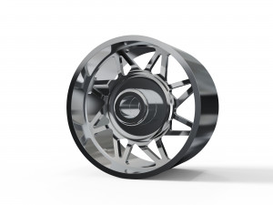 REAR forgiato Finestro-D DURO DUALLY WHEEL 3D MODEL 3D Baskı Modeli