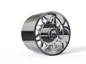 REAR forgiato Finestro-D DURO DUALLY WHEEL 3D MODEL 3D Baskı Modeli
