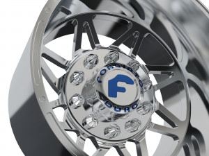 REAR forgiato Finestro-D DURO DUALLY WHEEL 3D MODEL 3D Baskı Modeli