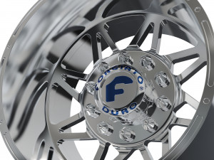 REAR forgiato Finestro-D DURO DUALLY WHEEL 3D MODEL 3D Baskı Modeli
