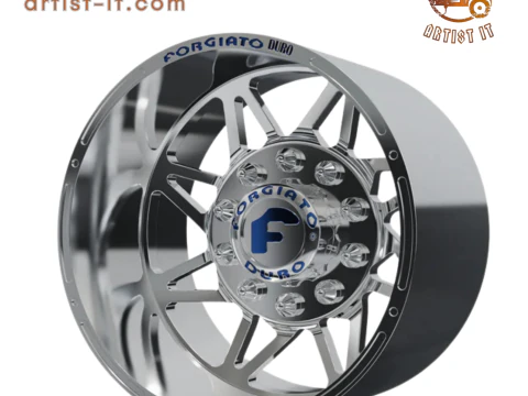 REAR forgiato Finestro-D DURO DUALLY WHEEL 3D MODEL 3D Print Model