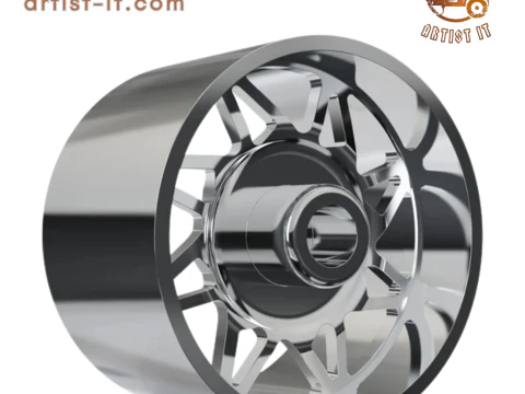 REAR forgiato Finestro-D DURO DUALLY WHEEL 3D MODEL 3D Print Model