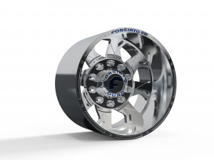 REAR forgiato Forata DURO DUALLY WHEEL 3D MODEL 3D Print Model