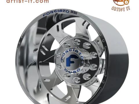 REAR forgiato Forata DURO DUALLY WHEEL 3D MODEL 3D Print Model