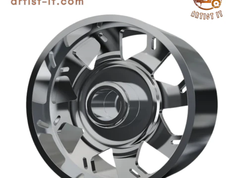 REAR forgiato Forata DURO DUALLY WHEEL 3D MODEL 3D Print Model
