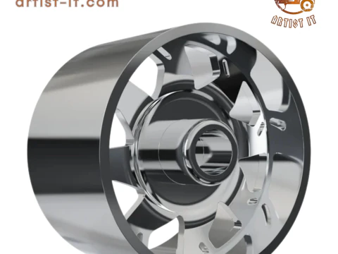 REAR forgiato Forata DURO DUALLY WHEEL 3D MODEL 3D Print Model