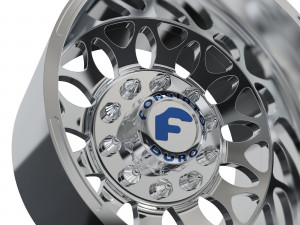 REAR forgiato Grano- DURO DUALLY WHEEL3D MODEL Modèles 3D en vedette