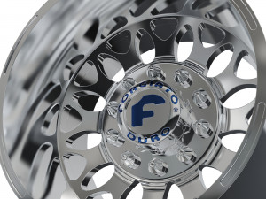 REAR forgiato Grano- DURO DUALLY WHEEL3D MODEL Modèles 3D en vedette