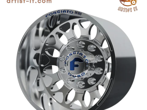 REAR forgiato Grano- DURO DUALLY WHEEL3D MODEL 3D Print Model